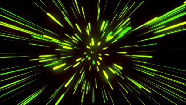 Neon lines star burst background video
